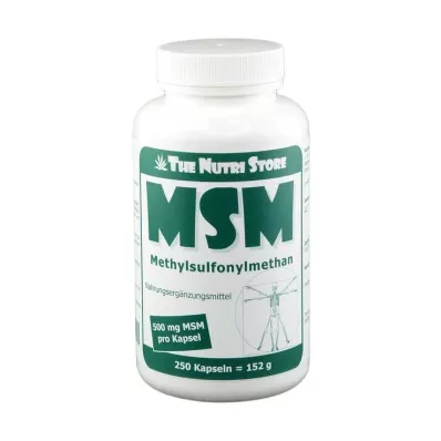 MSM Κάψουλες μεθυλοσουλφονυλομεθανίου 500 mg, 250 τεμάχια