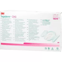 TEGADERM 3M CHG Επίδεσμος ενδοφλέβιας σταθεροποίησης 8,5x11,5 cm 1657R, 25 τεμ