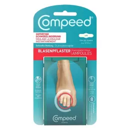 COMPEED Επιθέματα για φουσκάλες στα δάχτυλα των ποδιών, 8 τεμάχια