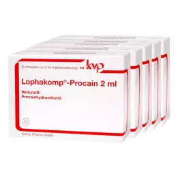 LOPHAKOMP Procaine 2 ml ενέσιμο διάλυμα, 50X2 ml