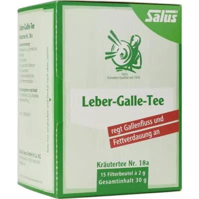 LEBER GALLE-Τσάι Τσάι βοτάνων No. 18a Salus Φιλτρόχαρτο, 15 τμχ