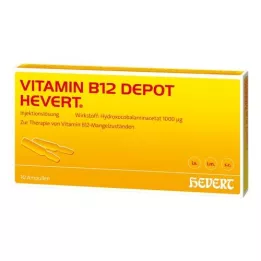 VITAMIN B12 DEPOT Αμπούλες Hevert, 10 τεμάχια