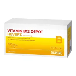 VITAMIN B12 DEPOT Αμπούλες Hevert, 100 τεμάχια