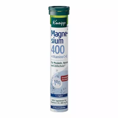 KNEIPP Αναβράζοντα δισκία μαγνησίου 400+C+E, 15 τεμάχια KNEIPP Αναβράζοντα δισκία μαγνησίου 400+C+E, 15 τεμάχια