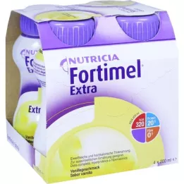 FORTIMEL Έξτρα άρωμα βανίλιας, 4Χ200 ml