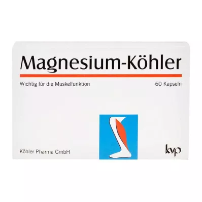 MAGNESIUM KÖHLER Κάψουλες, 1X60 τεμάχια MAGNESIUM KÖHLER Κάψουλες, 1X60 τεμάχια
