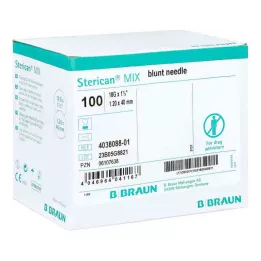STERICAN Κάνουλες 18 Gx1 1/2 1,1x40 αμβλύ/αμβλύ, 100 τεμ