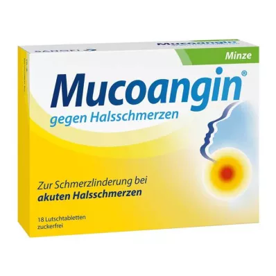 MUCOANGIN Μέντα 20 mg παστίλιες, 18 τεμάχια
