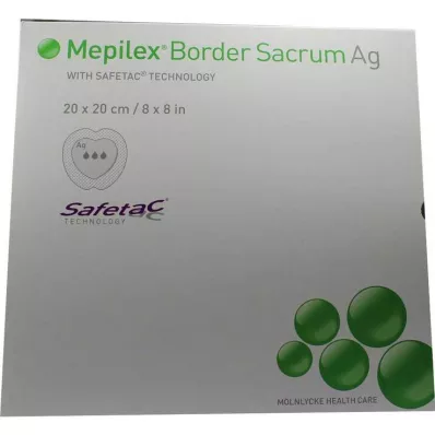 Επίδεσμος Mepilex Border Sacrum Ag 20x20cm, 5 τεμ