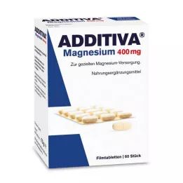 ADDITIVA Μαγνήσιο 400 mg επικαλυμμένα με λεπτό υμένιο δισκία, 60 τεμάχια