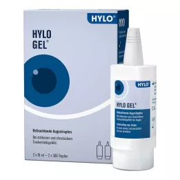 HYLO-GEL Οφθαλμικές σταγόνες, 2X10 ml