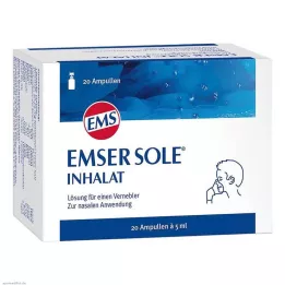 EMSER Αναπνευστικό διάλυμα άλμης για νεφελοποιητή, 20 τεμάχια