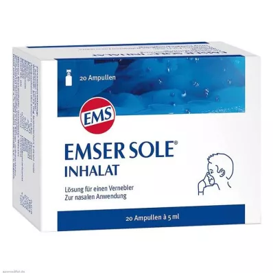 EMSER Αναπνευστικό διάλυμα άλμης για νεφελοποιητή, 20 τεμάχια