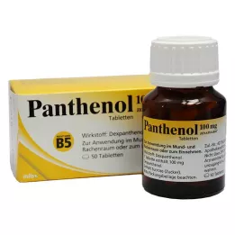 PANTHENOL 100 mg δισκία Jenapharm, 50 τεμάχια