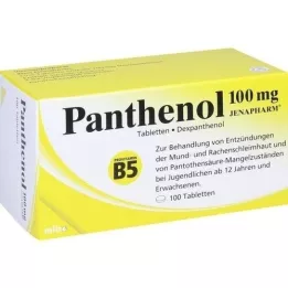 PANTHENOL 100 mg δισκία Jenapharm, 100 τεμάχια