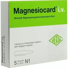 MAGNESIOCARD i.v. ενέσιμο διάλυμα, 5X10 ml