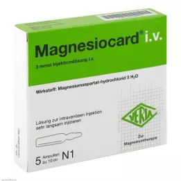 MAGNESIOCARD i.v. ενέσιμο διάλυμα, 5X10 ml