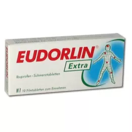 EUDORLIN επιπλέον δισκία ιβουπροφαίνης για τον πόνο, 10 τεμάχια