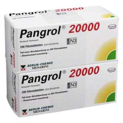 PANGROL 20.000 δισκία με εντερική επικάλυψη, 200 τεμάχια