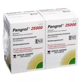PANGROL 25.000 Σκληρές κάψουλες με εντερική επικάλυψη, 200 τεμάχια