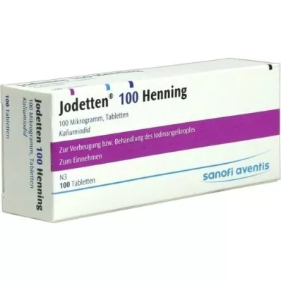 JODETTEN 100 δισκία Henning, 100 τεμάχια