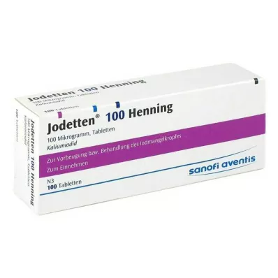 Jodettes 100 δισκία Henning, 100 τεμ