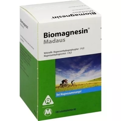 BIOMAGNESIN Παστίλιες Madaus, 200 τεμάχια