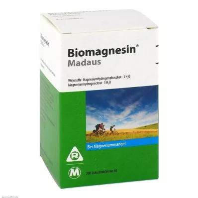 BIOMAGNESIN Παστίλιες Madaus, 200 τεμάχια