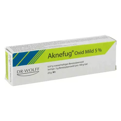 AKNEFUG ήπιο οξείδιο 5% ζελέ, 25 g