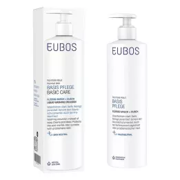 EUBOS FLÜSSIG μπλε χωρίς άρωμα με διανομέα, 400 ml