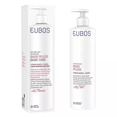 EUBOS FLÜSSIG κόκκινο με φρέσκο άρωμα με διανομέα, 400 ml