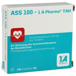 ASS 100-1A Pharma TAH Δισκία, 100 τεμάχια