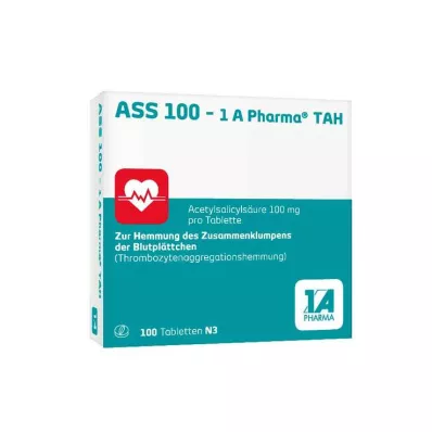 ASS 100-1A Pharma TAH Δισκία, 100 τεμάχια