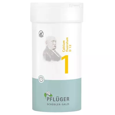 BIOCHEMIE Pflüger 1 Calcium fluoratum D 12 δισκία, 400 τεμάχια BIOCHEMIE Pflüger 1 Calcium fluoratum D 12 δισκία, 400 τεμάχια