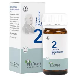 BIOCHEMIE Pflüger 2 Calcium phosphoricum D 6 δισκία, 100 τεμάχια