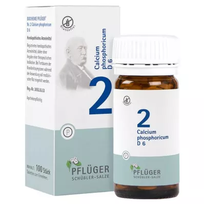 Biochemistry Pflueger 2 Calcium phosphoricum D 6 ταμπλέτες, 100 τεμ