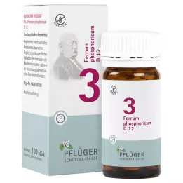 BIOCHEMIE Pflüger 3 Ferrum phosphoricum D 12 δισκία, 100 τεμάχια