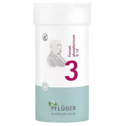 BIOCHEMIE Pflüger 3 Ferrum phosphoricum D 12 δισκία, 400 τεμάχια