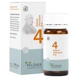 BIOCHEMIE Pflüger 4 Potassium chloratum D 6 δισκία, 100 κάψουλες