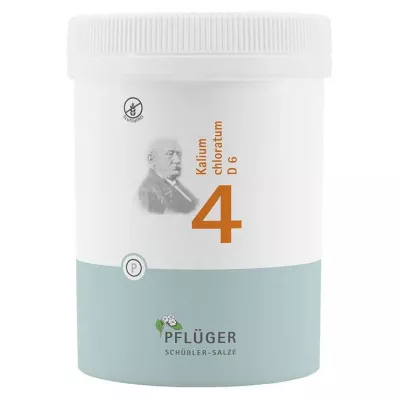 BIOCHEMIE Pflüger 4 Potassium chloratum D 6 δισκία, 1000 κάψουλες