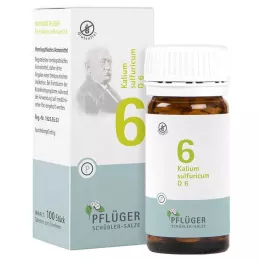 BIOCHEMIE Pflüger 6 Potassium sulphuricum D 6 δισκία, 100 τεμάχια