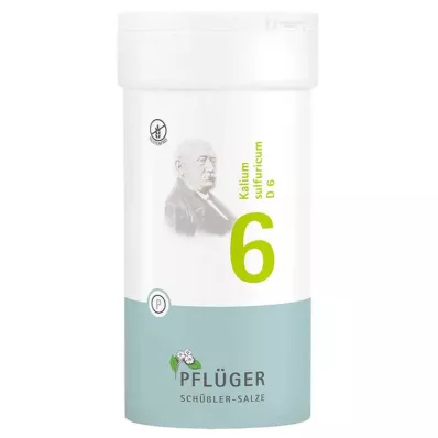 BIOCHEMIE Pflüger 6 Potassium sulphuricum D 6 δισκία, 400 τεμάχια
