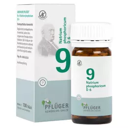 BIOCHEMIE Pflüger 9 Natrium phosphoricum D 6 δισκία, 100 τεμάχια