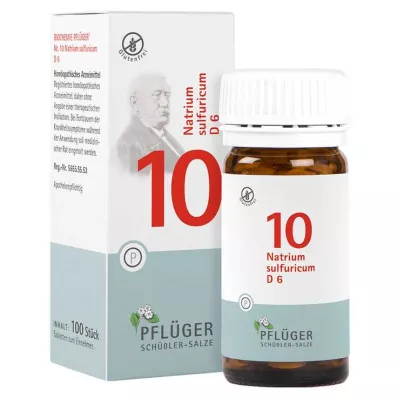 Biochemistry Pflueger 10 Natrum sulfuricum D 6 ταμπλέτες, 100 τεμ