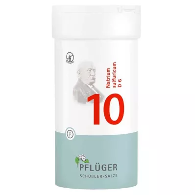 BIOCHEMIE Pflüger 10 Natrium sulfuricum D 6 δισκία, 400 τεμάχια