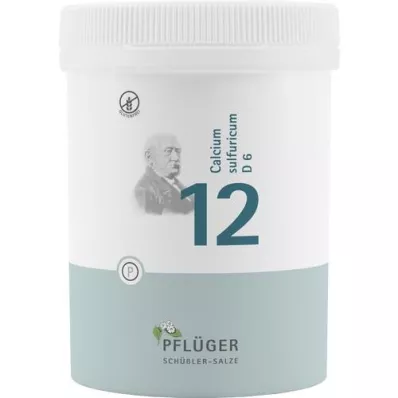 BIOCHEMIE Pflüger 12 Calcium sulphuricum D 6 δισκία, 1000 τεμάχια