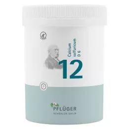 BIOCHEMIE Pflüger 12 Calcium sulphuricum D 6 δισκία, 1000 τεμάχια