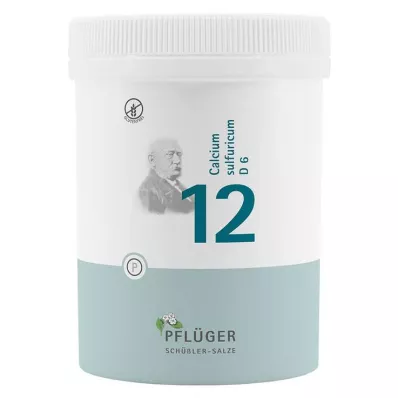 Biochemistry Pflueger 12 Calcium sulfuricum D 6 ταμπλέτες, 1000 τεμ