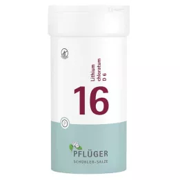 BIOCHEMIE Pflüger 16 Lithium chloratum D 6 δισκία, 400 τεμάχια