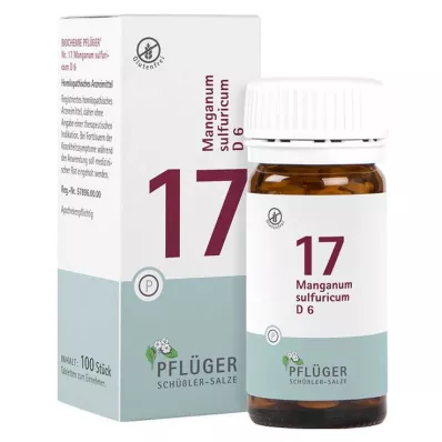 Biochemistry Pflueger 17 Manganum sulfuricum D 6 ταμπλέτες, 100 τεμ